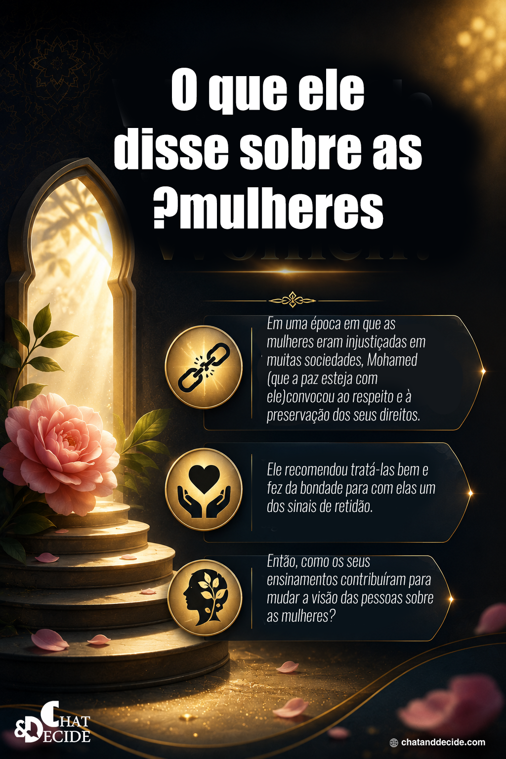 O que ele disse sobre as mulheres?