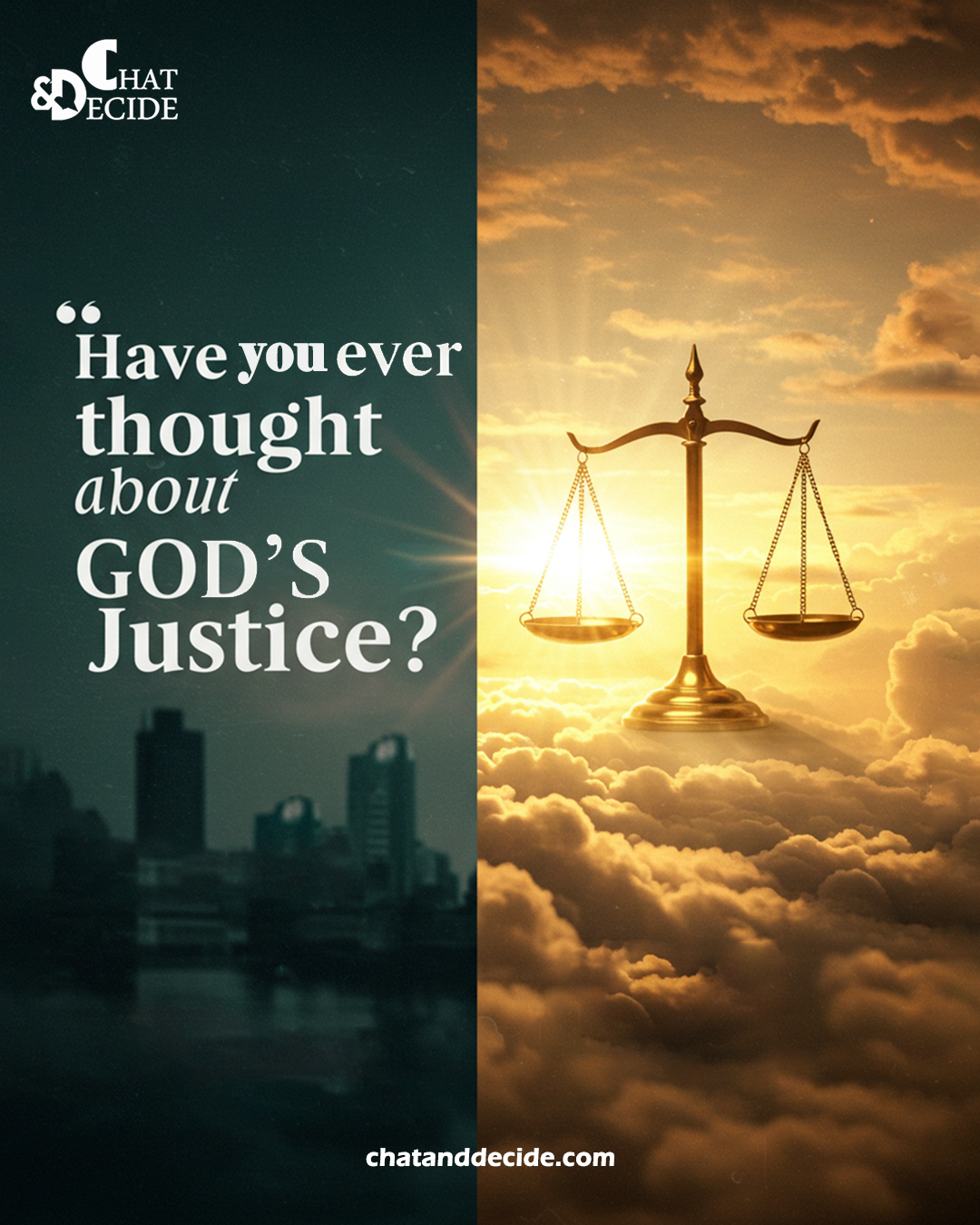 Have you ever reflected on the justice of God?