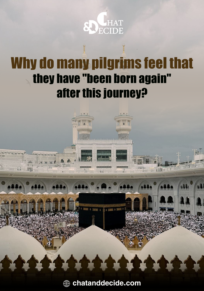 Why do many pilgrims feel that they have "been born again" after this journey?