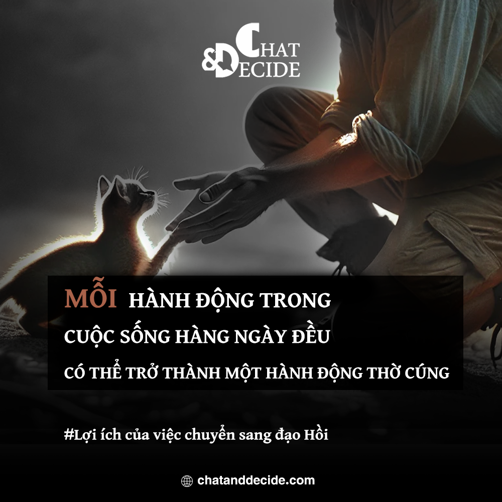 Lợi ích của việc chuyển sang đạo Hồi / Mỗi hành động trong cuộc sống hàng ngày đều có thể trở thành một hành động thờ cúng