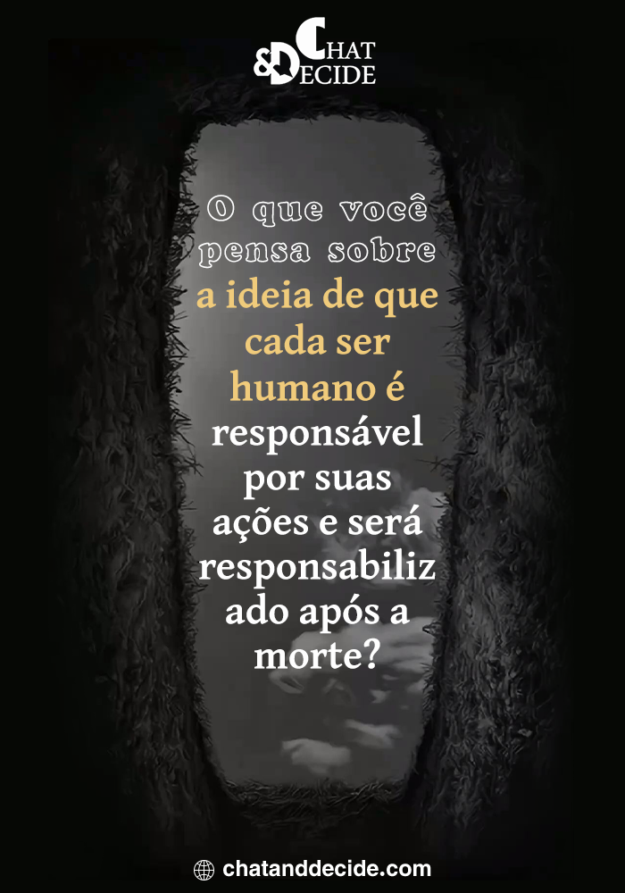 Responsabilidade individual e prestação de contas após a morte.