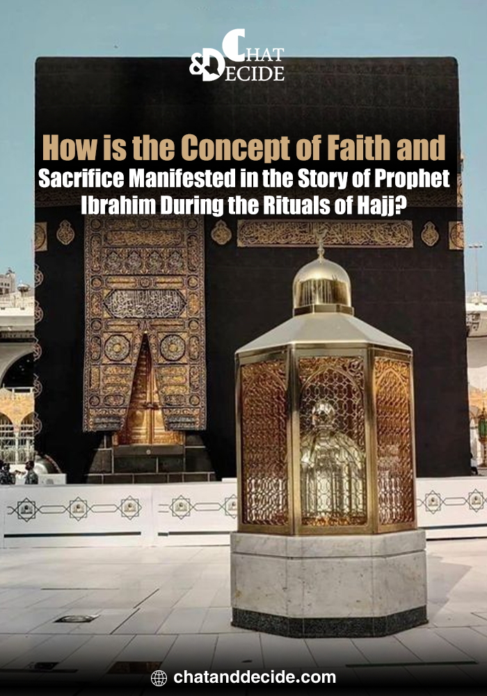 How is the Concept of Faith and Sacrifice Manifested in the Story of Prophet Ibrahim During the Rituals of Hajj?