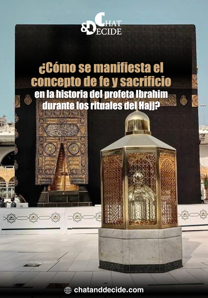 ¿Cómo se manifiesta el concepto de fe y sacrificio en la historia del profeta Ibrahim durante los rituales del Hajj?