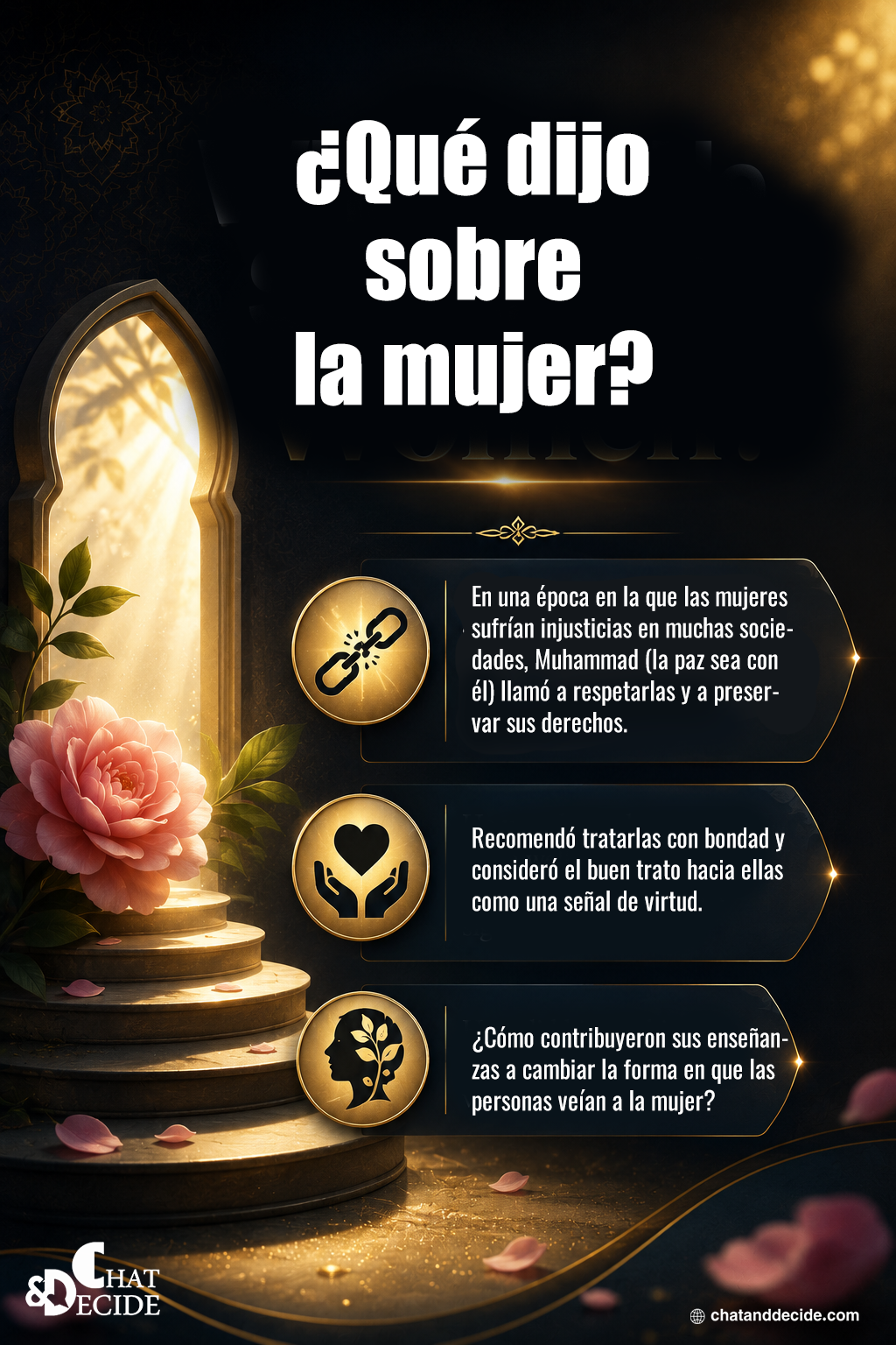 ¿Qué dijo sobre la mujer?