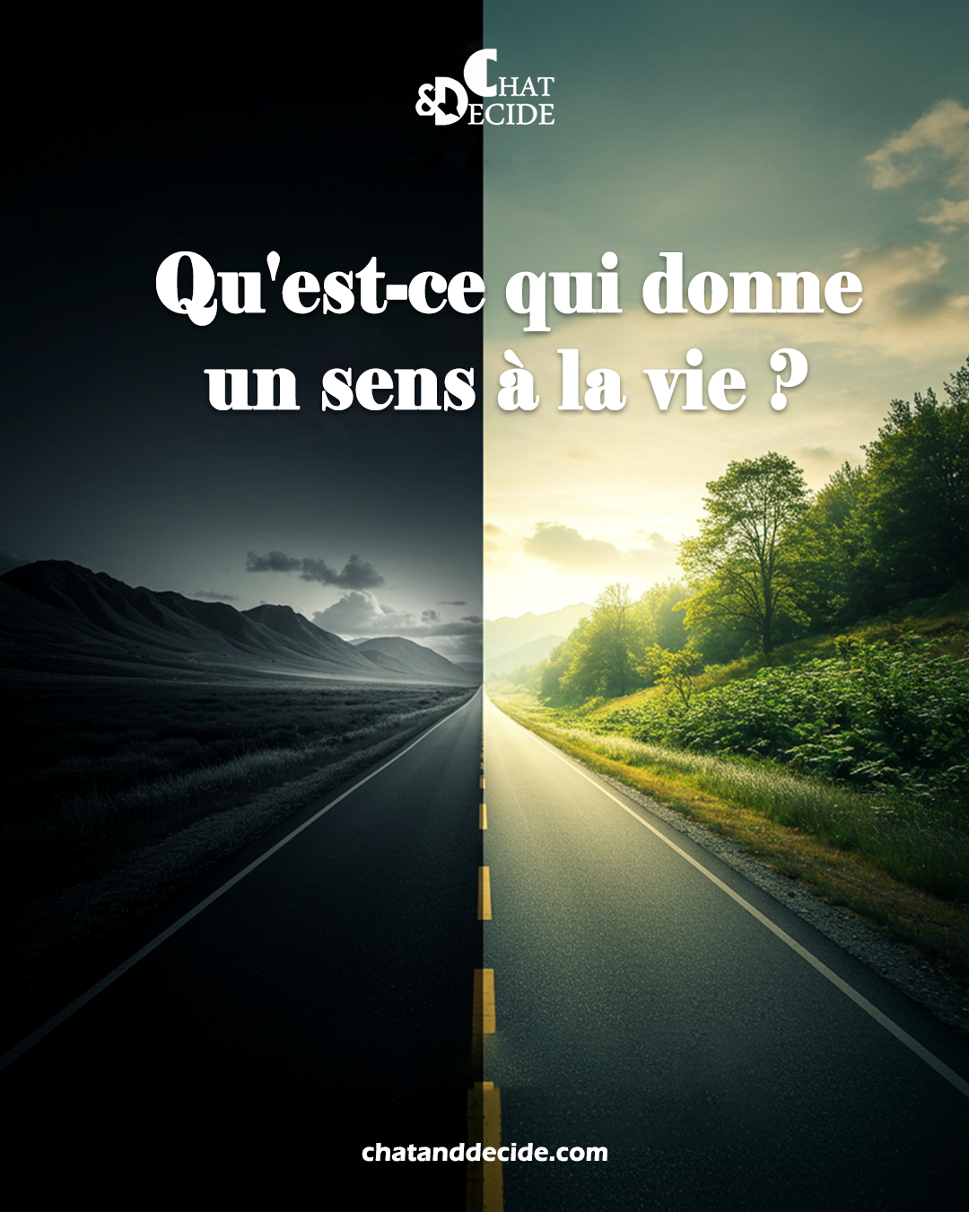 "Qu'est-ce qui donne un sens à la vie ? "