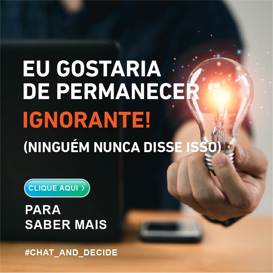 Eu gostaria de permanecer ignorante!