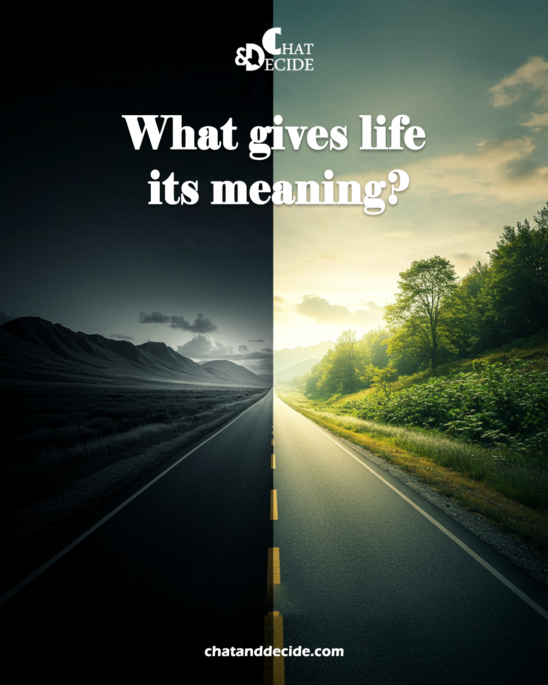 What gives life its meaning?