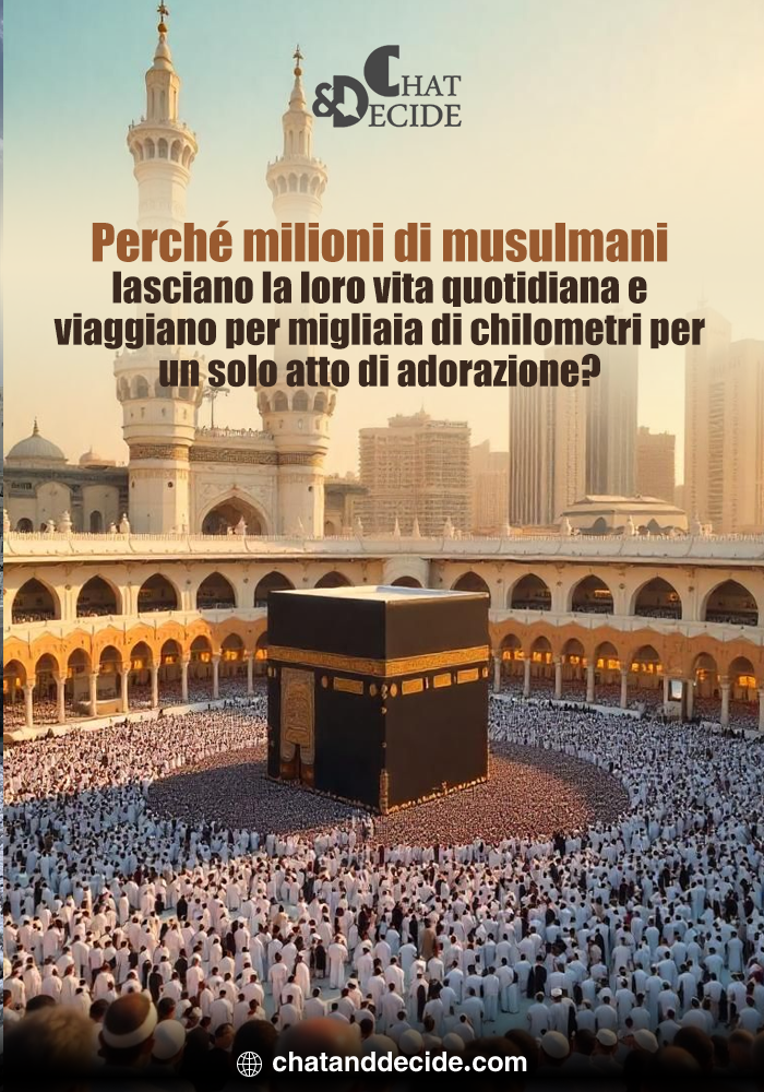 Perché milioni di musulmani lasciano la loro vita quotidiana e viaggiano per migliaia di chilometri per un solo atto di adorazione?