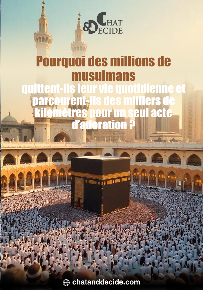 Pourquoi des millions de musulmans quittent-ils leur vie quotidienne et parcourent-ils des milliers de kilomètres pour un seul acte d’adoration ?