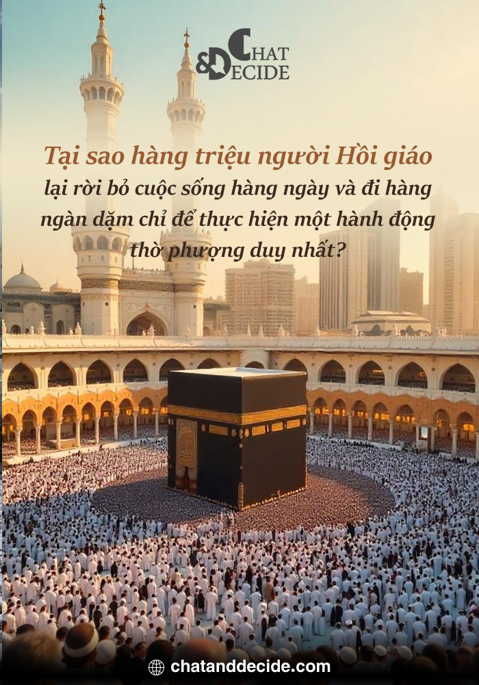 Tại sao hàng triệu người Hồi giáo lại rời bỏ cuộc sống hàng ngày và đi hàng ngàn dặm chỉ để thực hiện một hành động thờ phượng duy nhất?