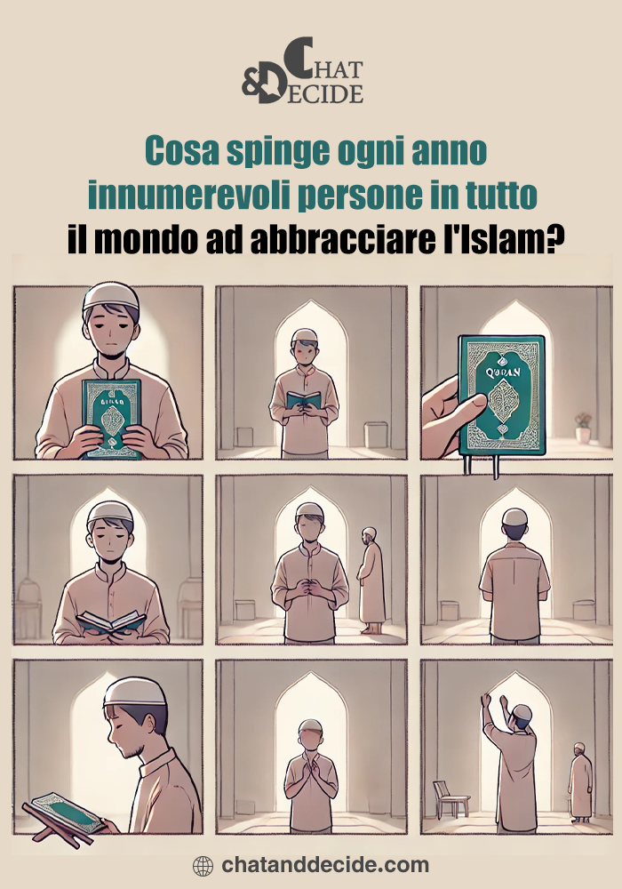 Cosa spinge ogni anno innumerevoli persone in tutto il mondo ad abbracciare l;Islam?