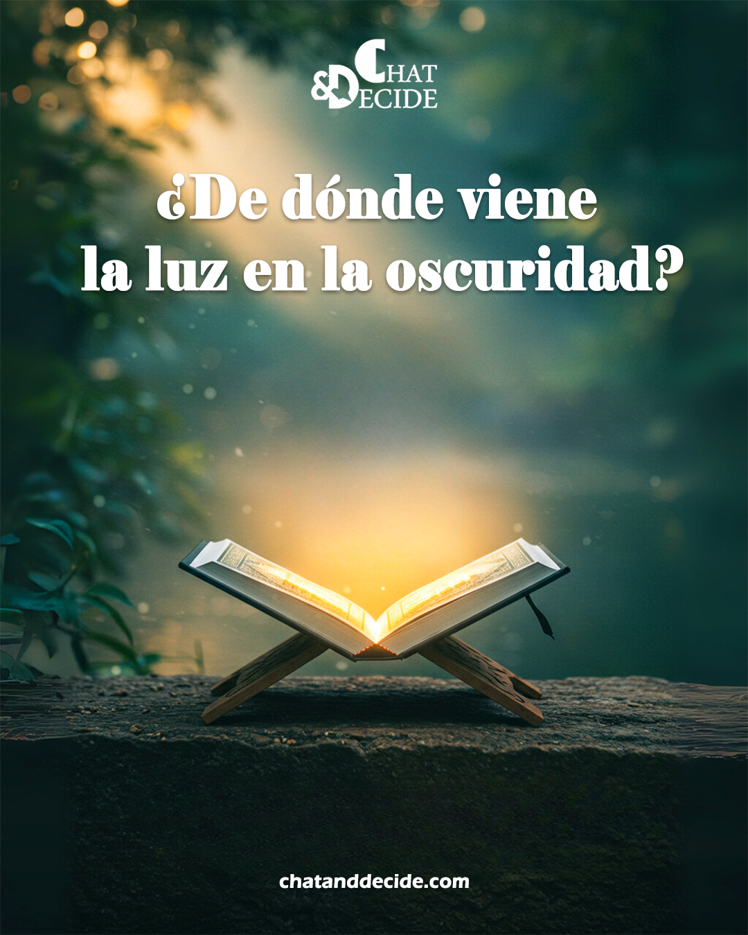 ¿De dónde viene la luz en la oscuridad?