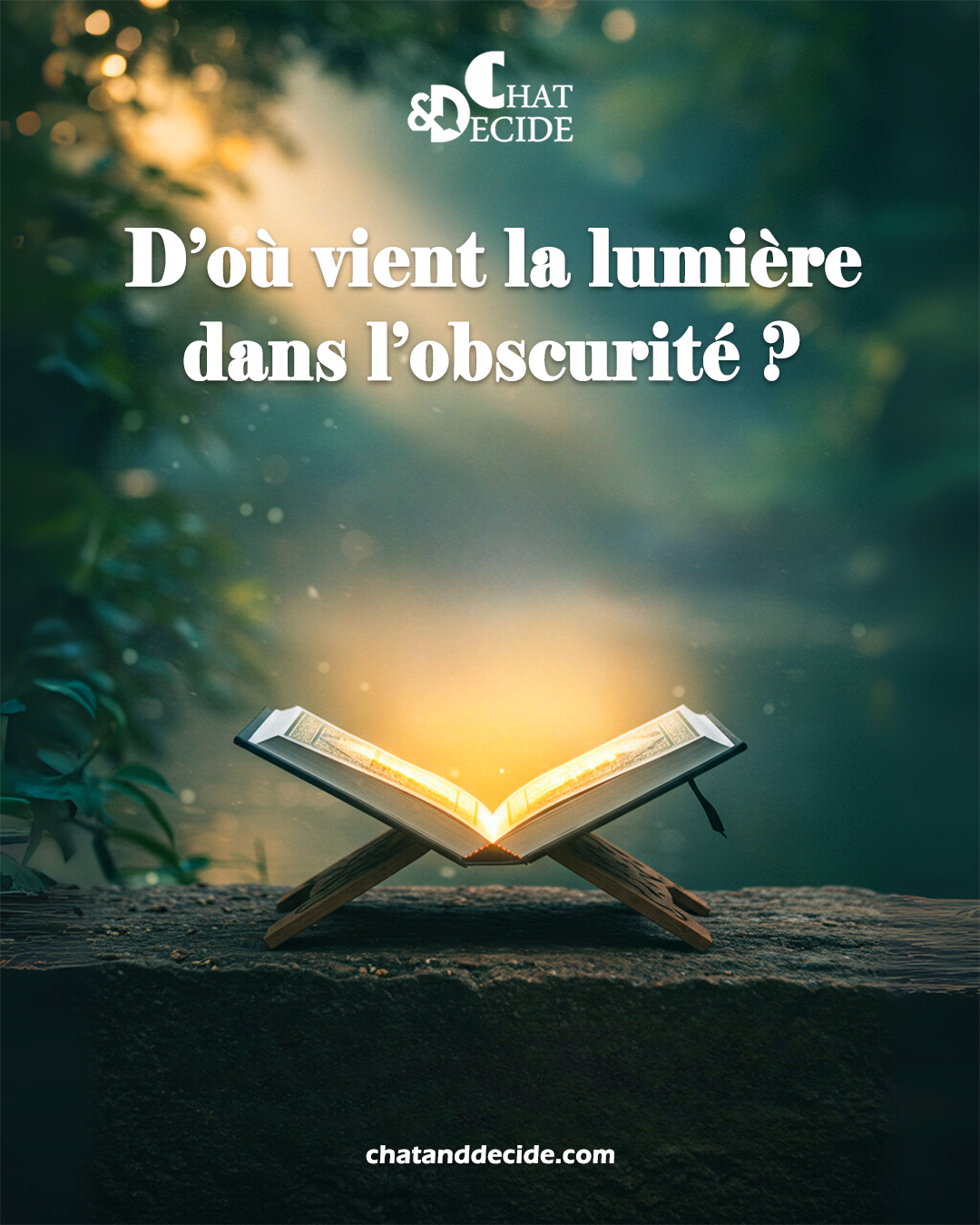 "D’où vient la lumière dans l’obscurité ? "