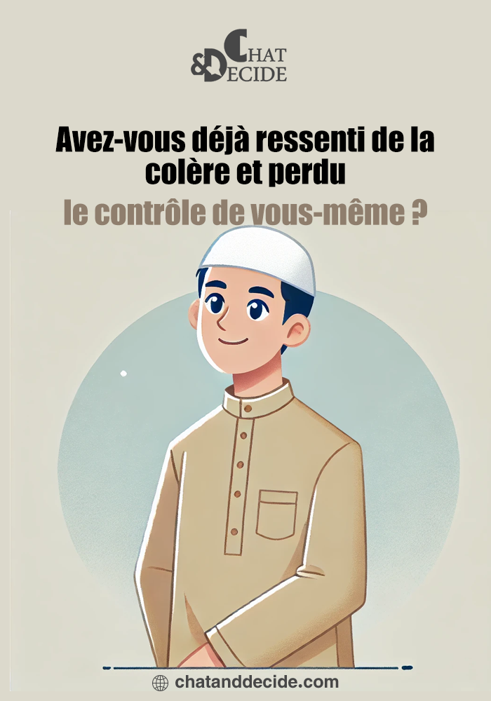 Avez-vous déjà ressenti de la colère et perdu le contrôle de vous-même ?