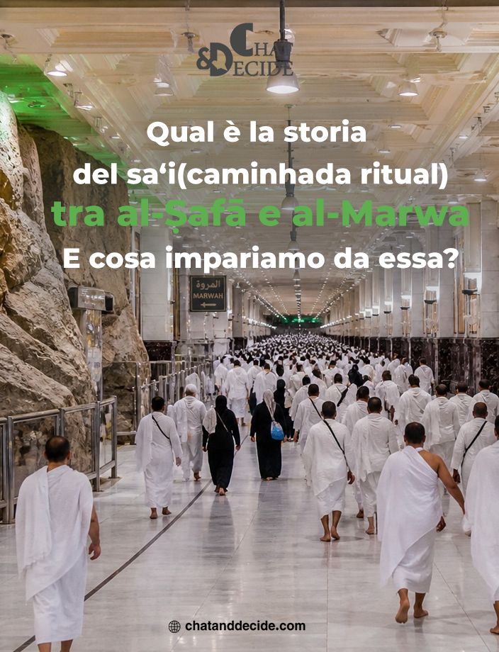 Qual è la storia del sa‘i(caminhada ritual) tra al-Ṣafā e al-Marwa? E cosa impariamo da essa?