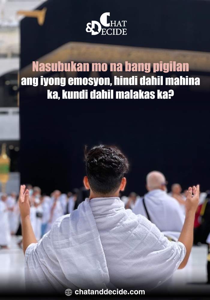 Nasubukan mo na bang pigilan ang iyong emosyon, hindi dahil mahina ka, kundi dahil malakas ka?