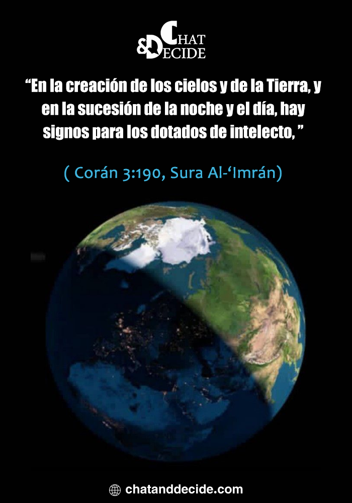 La creación y el ciclo día-noche son signos para quienes usan el intelecto.