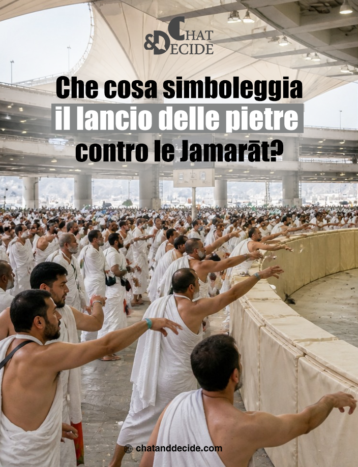 Che cosa simboleggia il lancio delle pietre contro le Jamarāt?