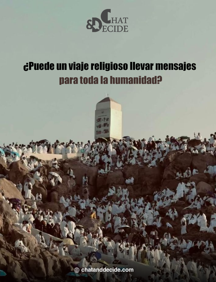 ¿Puede un viaje religioso llevar mensajes para toda la humanidad