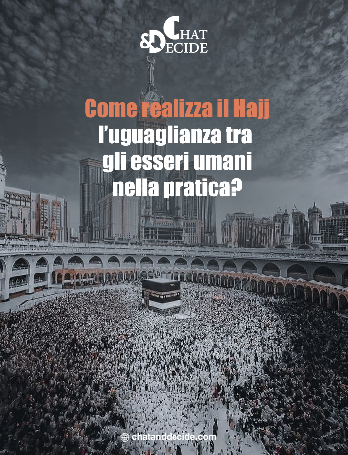 Come realizza il Hajj l’uguaglianza tra gli esseri umani nella pratica?