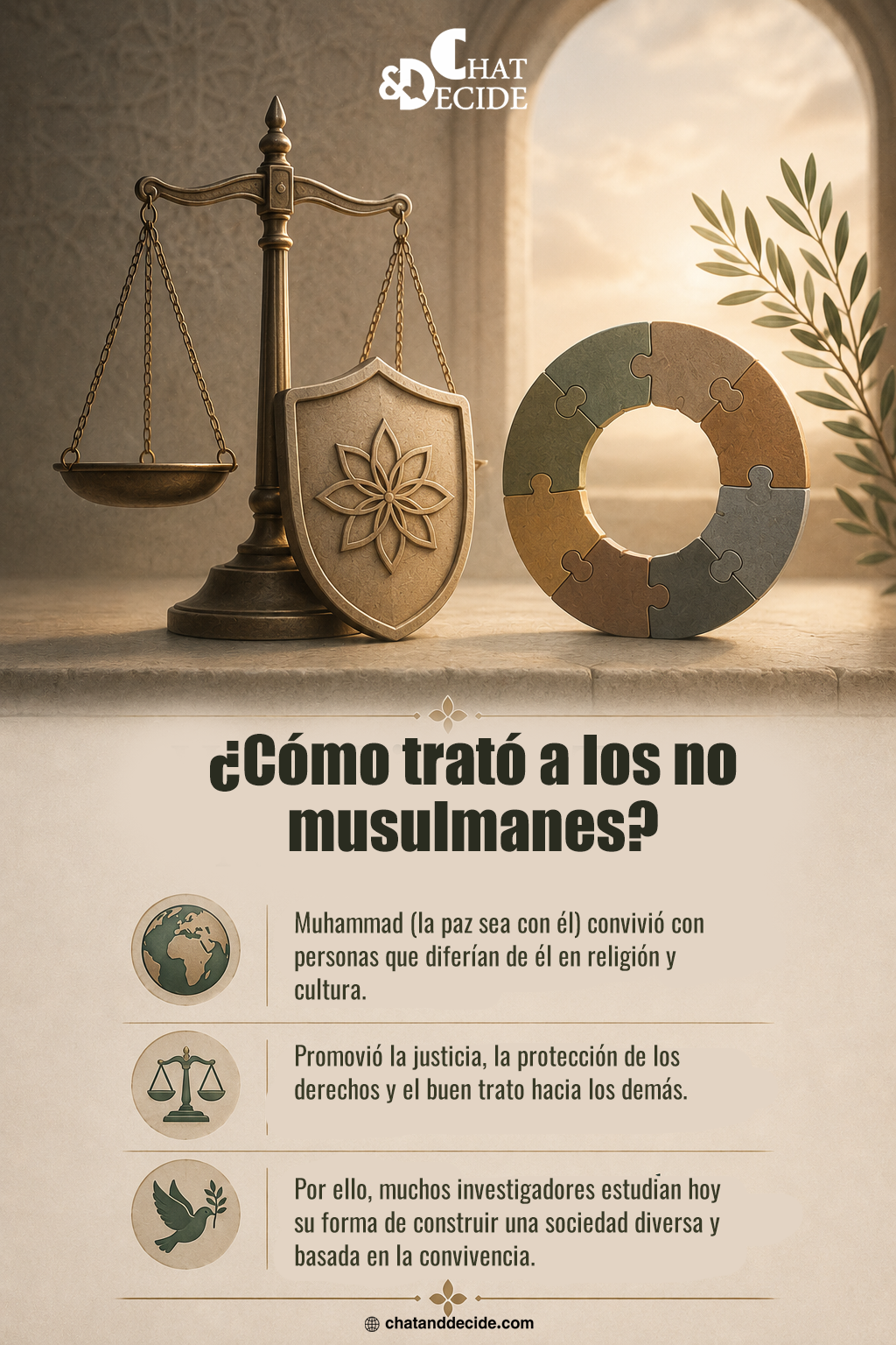 ¿Cómo trató a los no musulmanes?