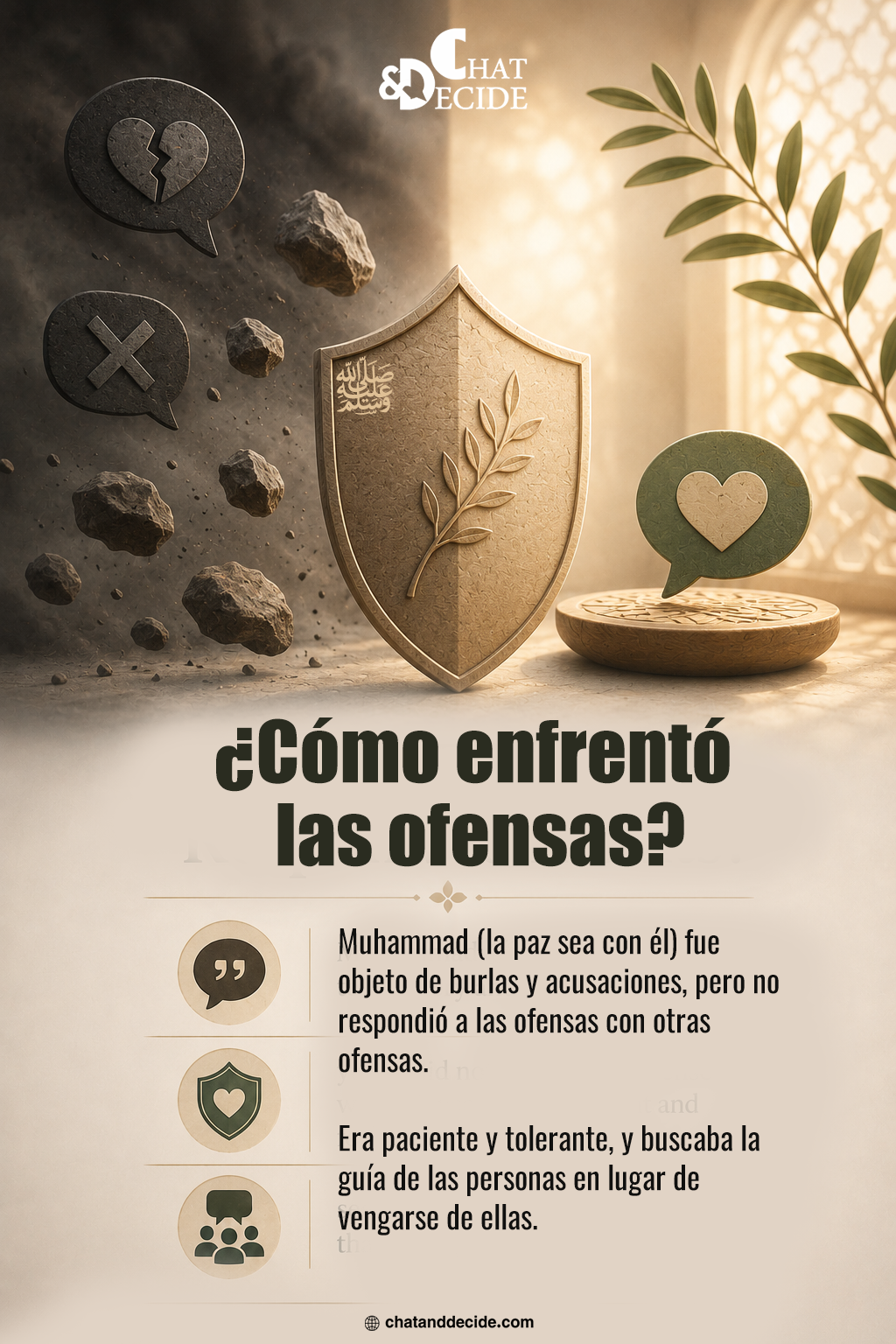 ¿Cómo enfrentó las ofensas?