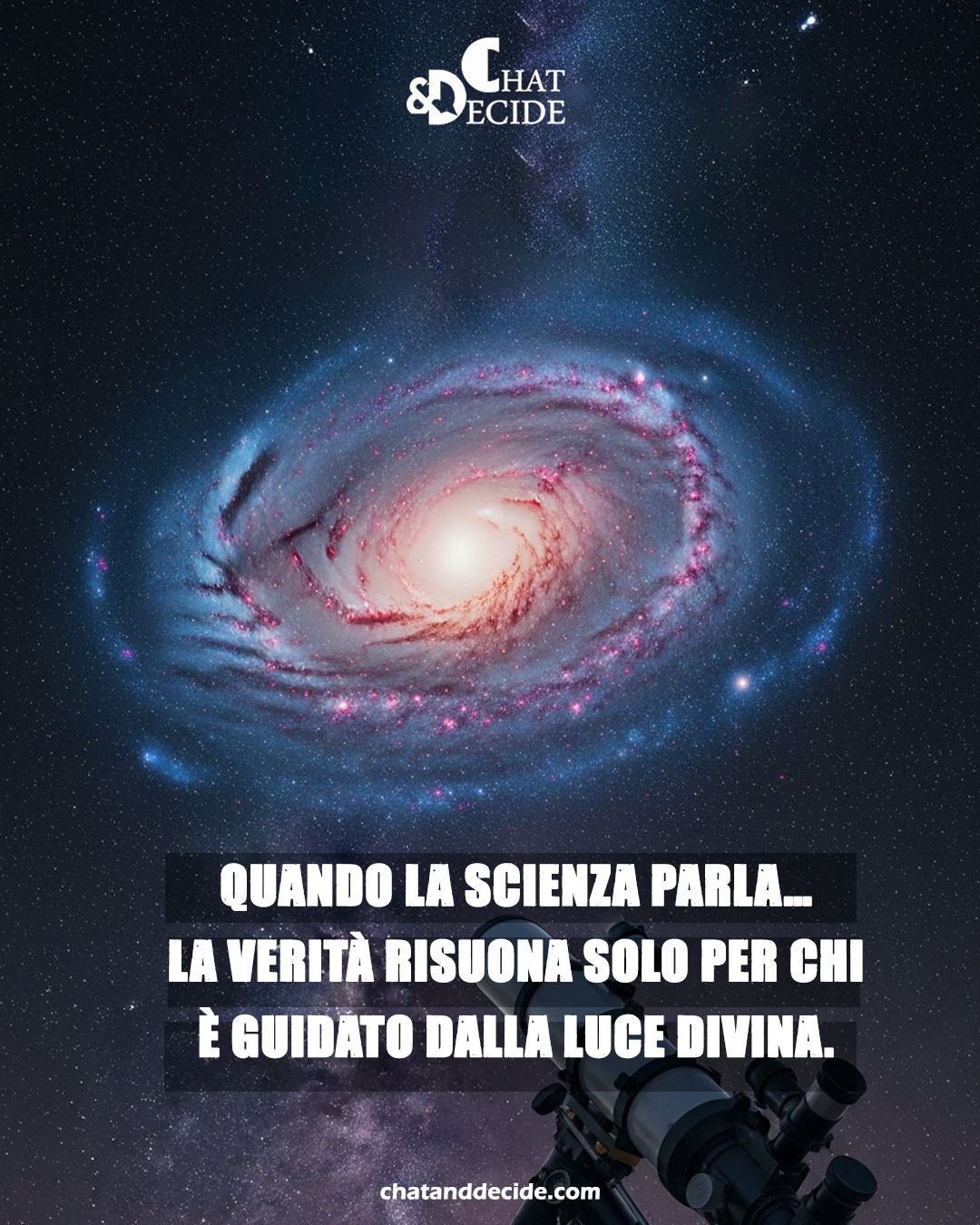 Quando la scienza parla… la verità risuona solo per chi è guidato dalla luce divina.