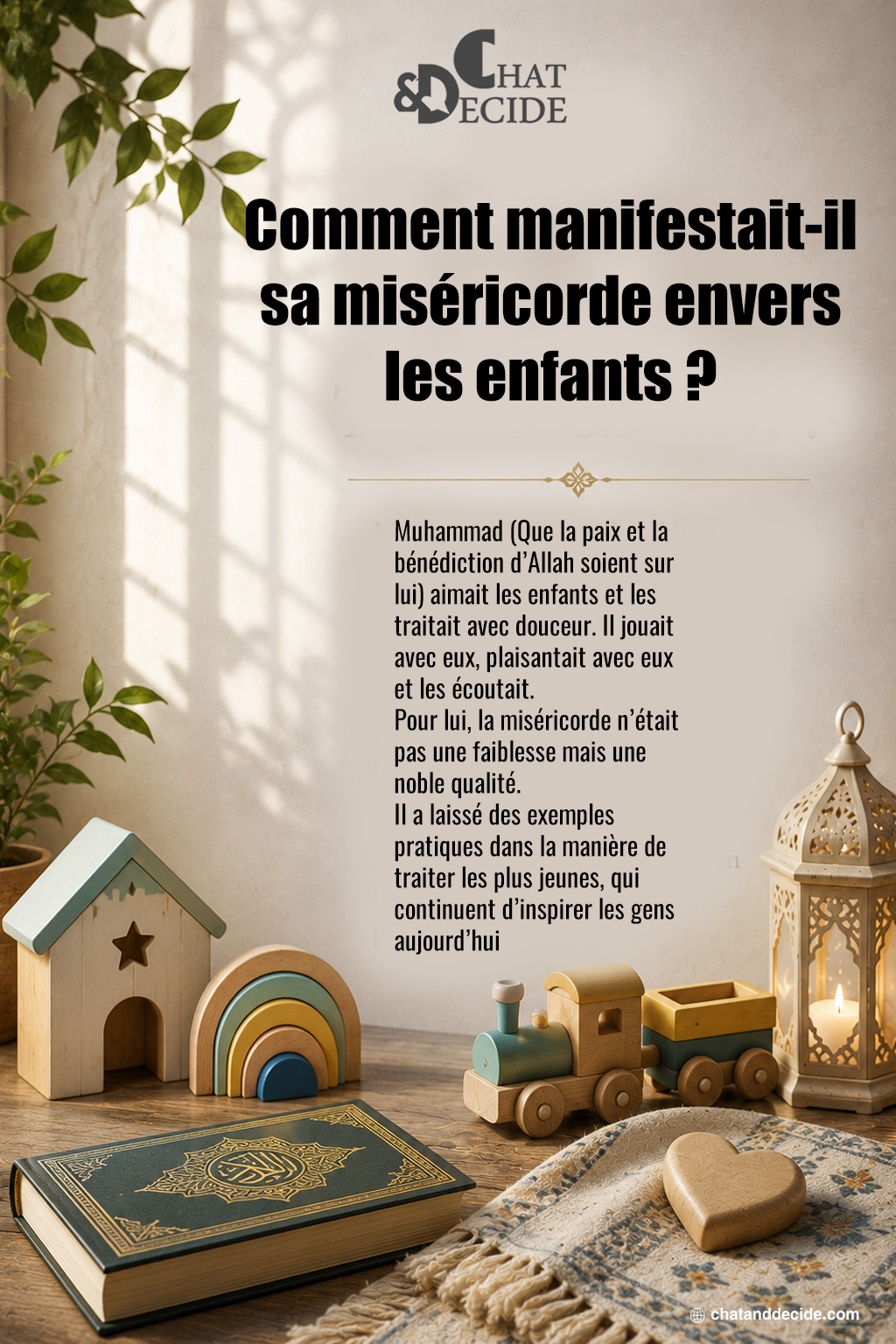 Comment manifestait-il sa miséricorde envers les enfants ?