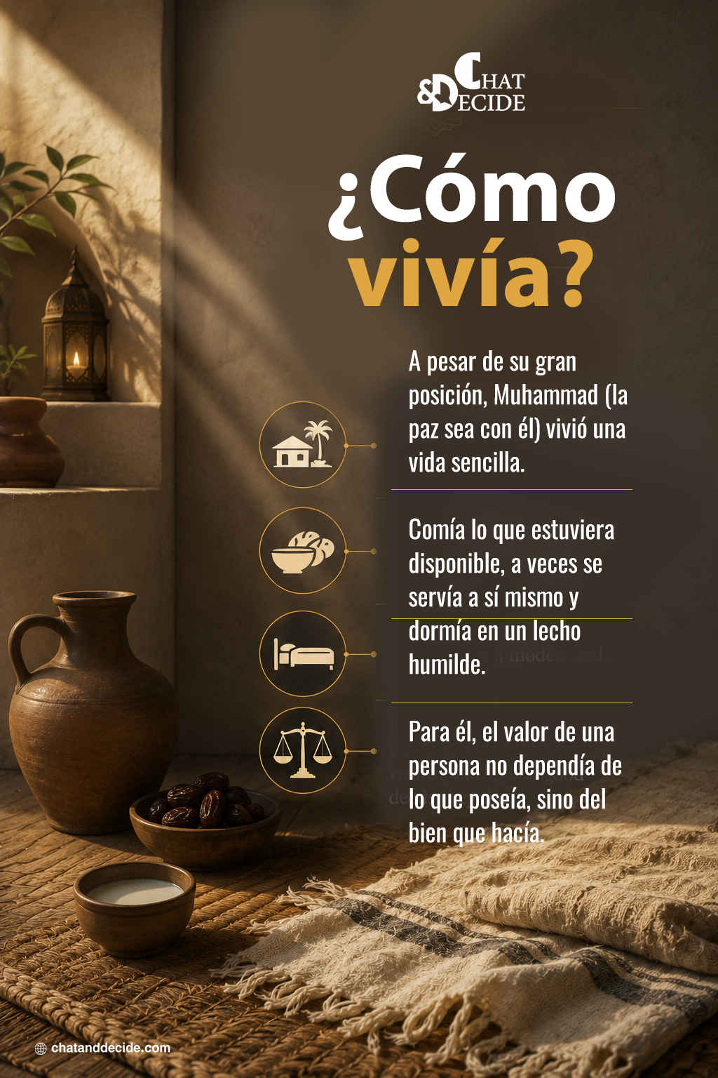 ¿Cómo vivía?