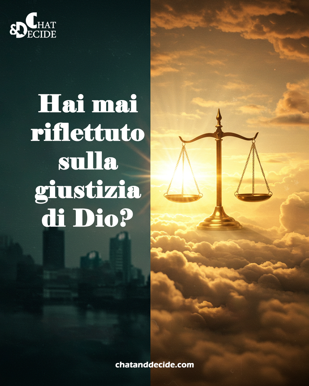 Hai mai riflettuto sulla giustizia di Dio?