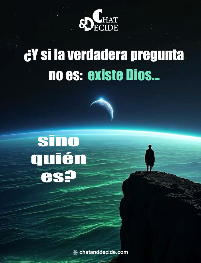 ¿Y si la verdadera pregunta no es: existe Dios… sino quién es?