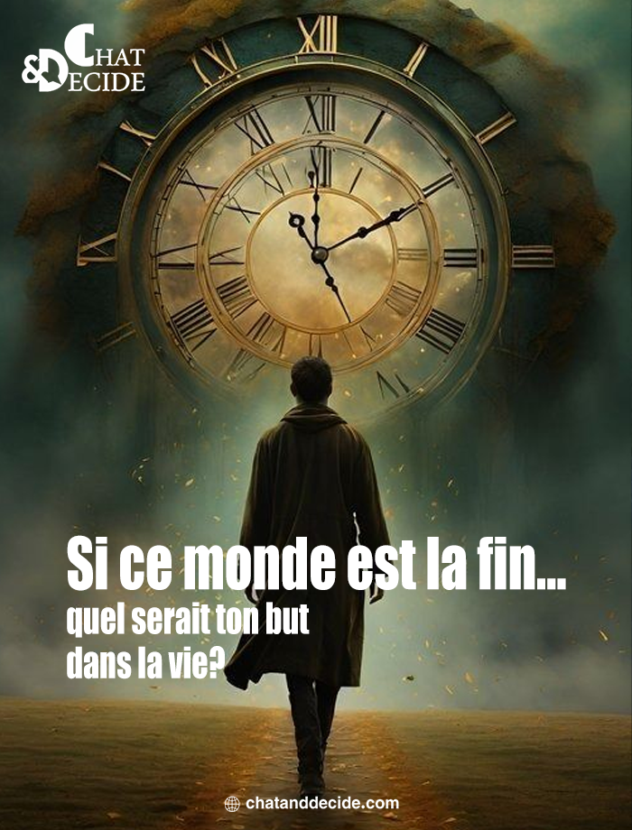 " Quel est ton but dans la vie ?   "