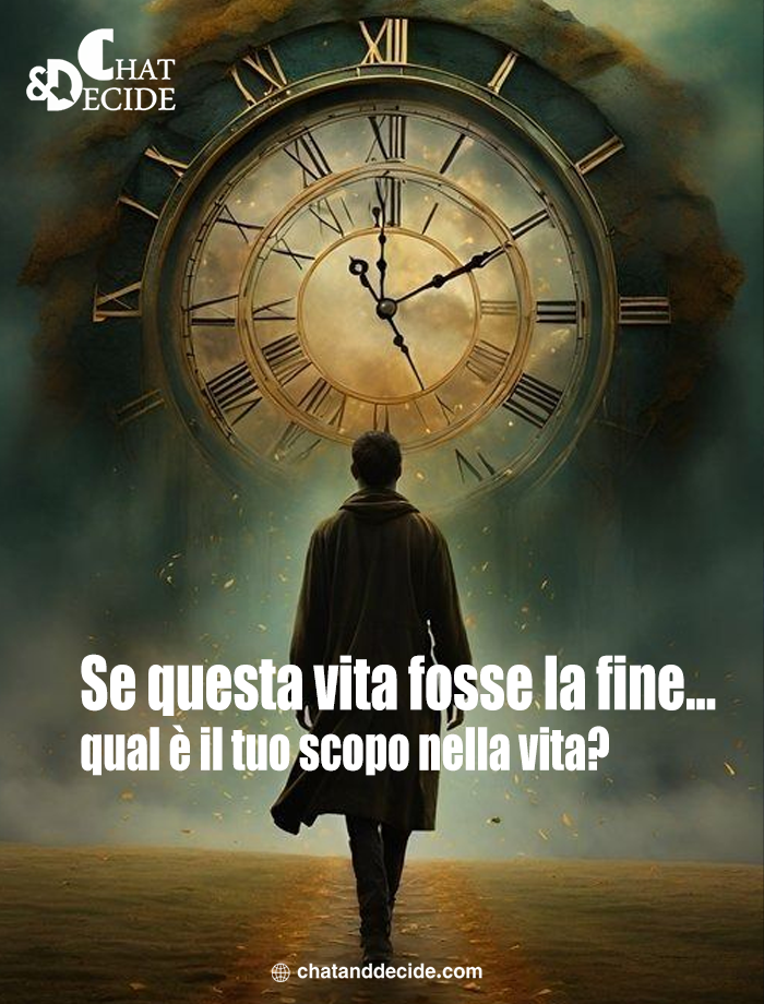 "Scopo nella vita    "