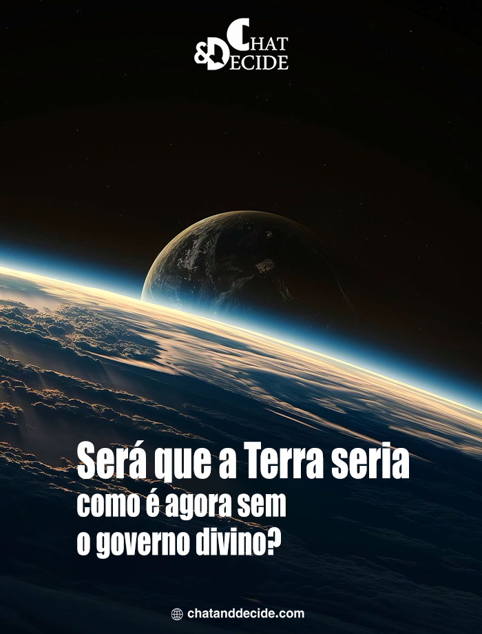 " A Terra existiria sem Deus?   "