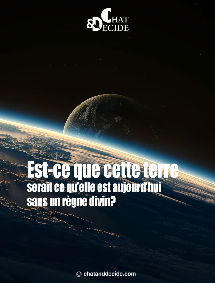 Est-ce que cette terre serait ce qu’elle est aujourd’hui sans un règne divin?