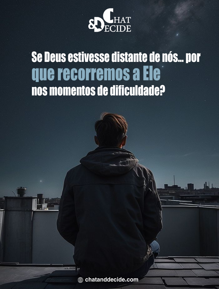 Se Deus estivesse distante de nós... por que recorremos a Ele nos momentos de dificuldade?