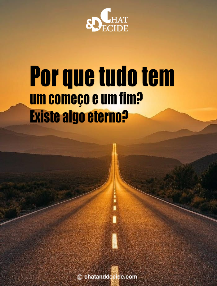 Por que tudo tem um começo e um fim? Existe algo eterno?