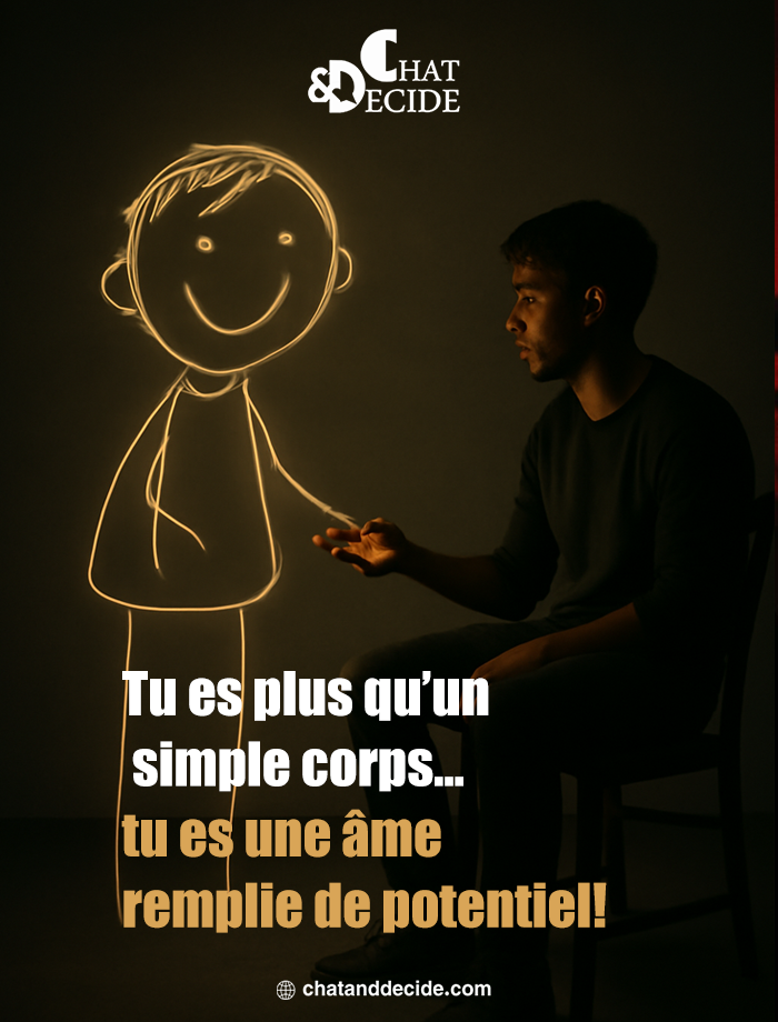 Tu es plus qu’un simple corps… tu es une âme remplie de potentiel!