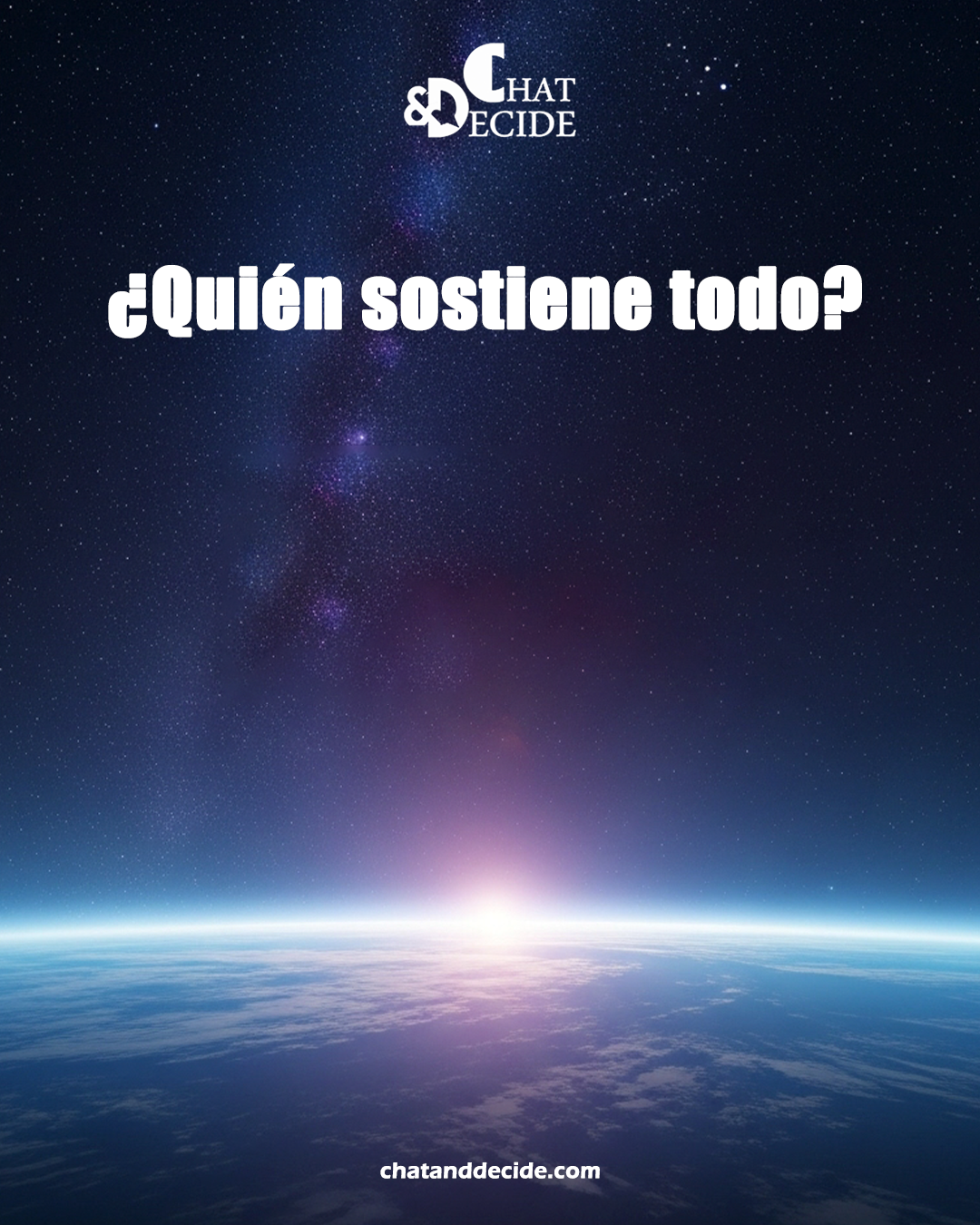 ¿Quién sostiene todo?