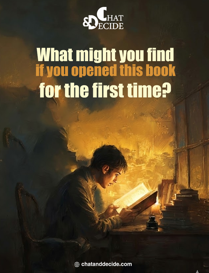 What might you find if you opened this book for the first time?