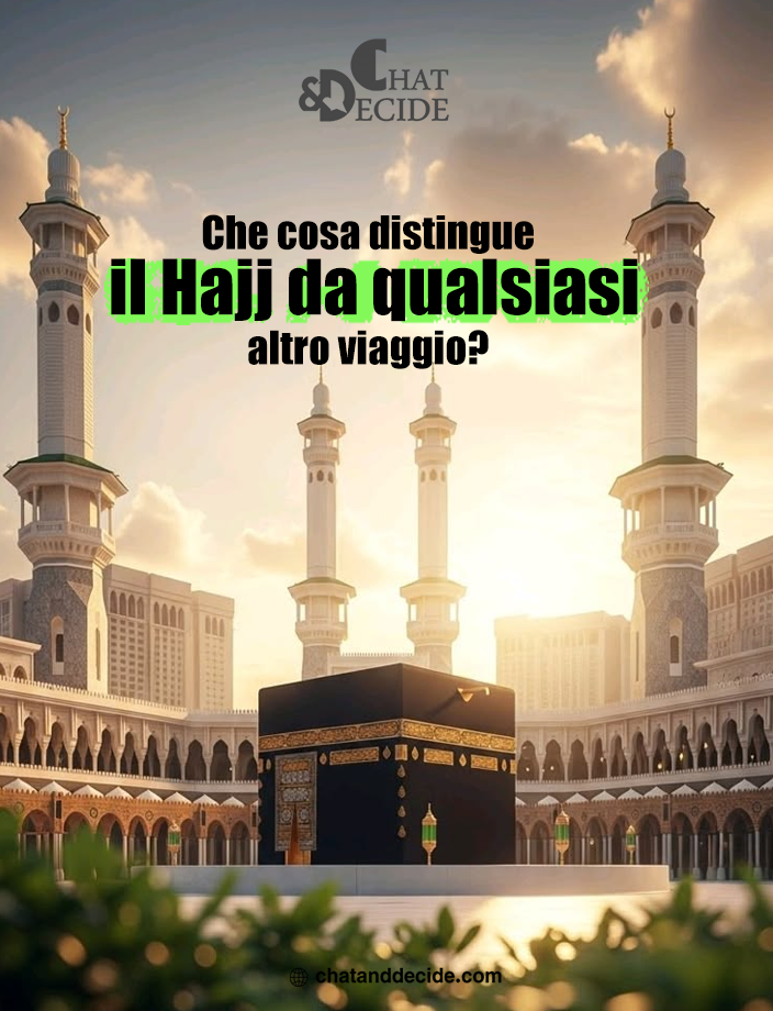Che cosa distingue il Hajj da qualsiasi altro viaggio?