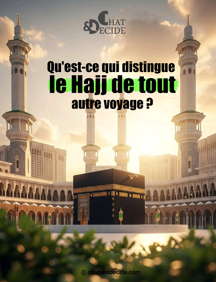 Qu'est-ce qui distingue le Hajj de tout autre voyage ?