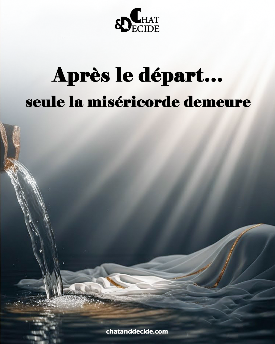 Après le départ… seule la miséricorde demeure