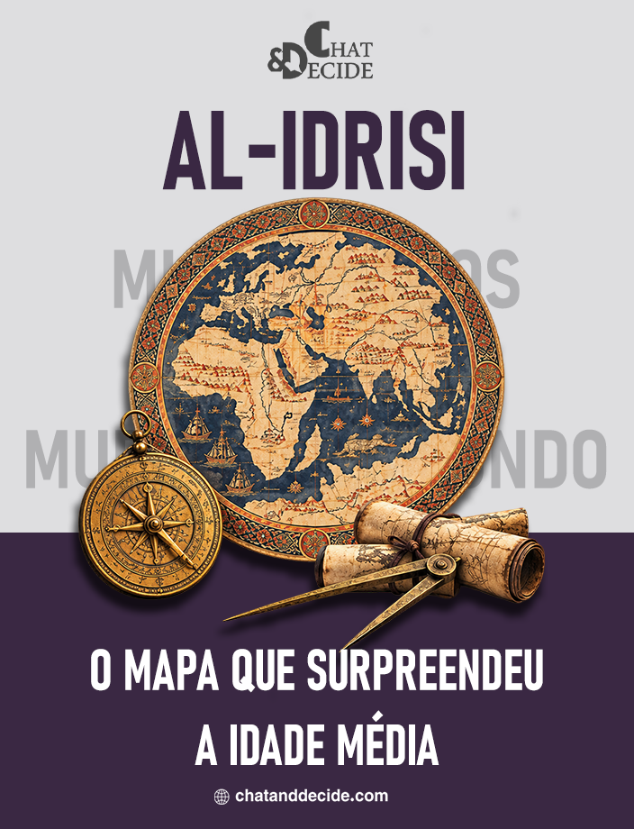 Al-Idrisi — o mapa que surpreendeu a Idade Média.