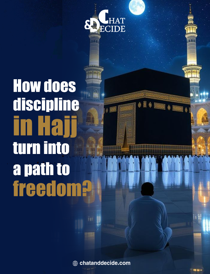 How does discipline in Hajj turn into a path to freedom?