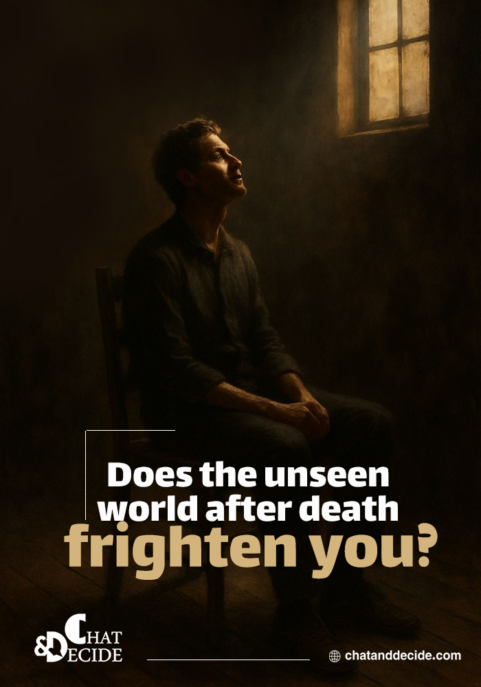 Does the unseen world after death frighten you?