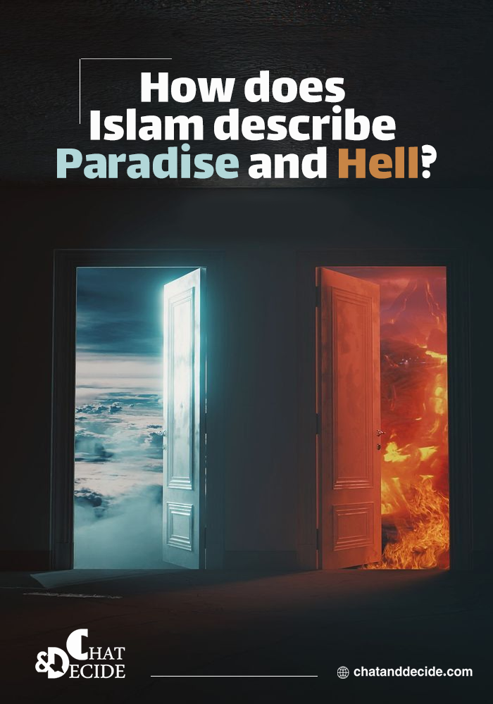 How does Islam describe Paradise and Hell?