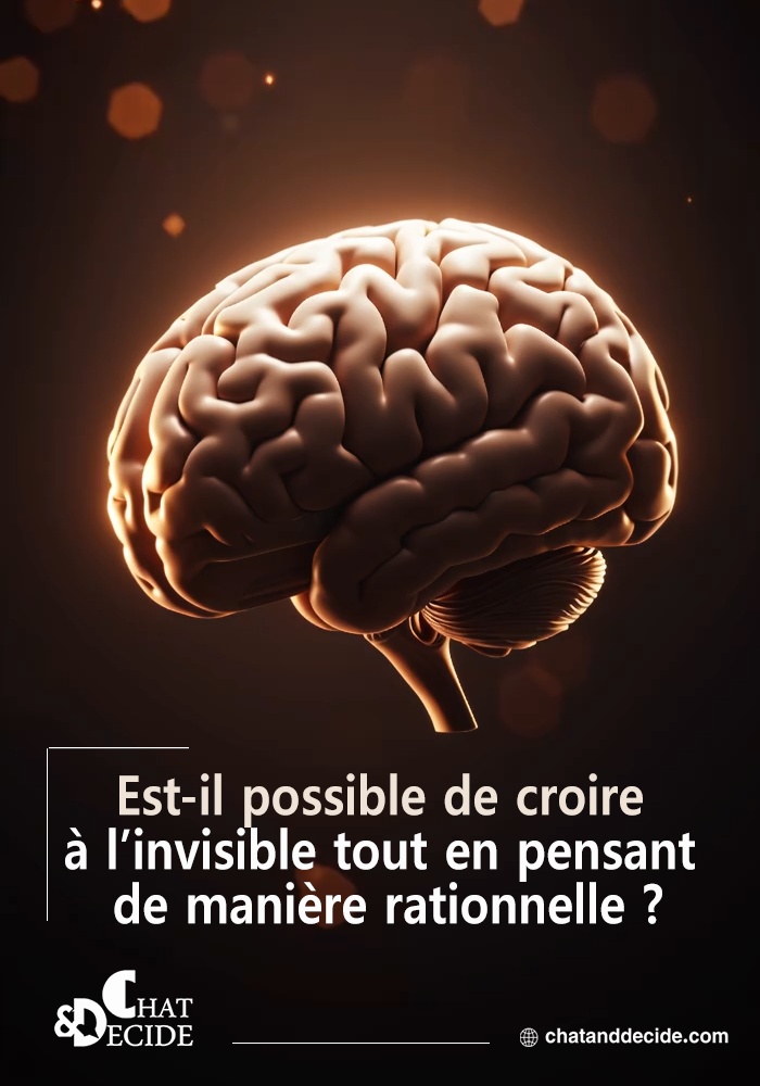"Est-il possible de croire à l’invisible tout en pensant de manière rationnelle ?  "