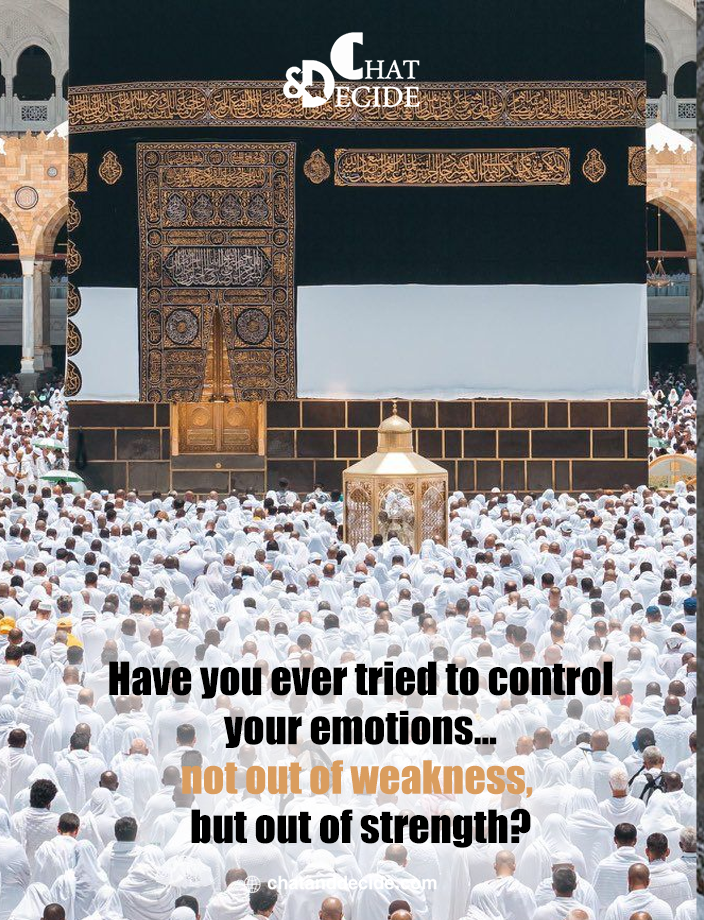 Have you ever tried to control your emotions… not out of weakness, but out of strength?