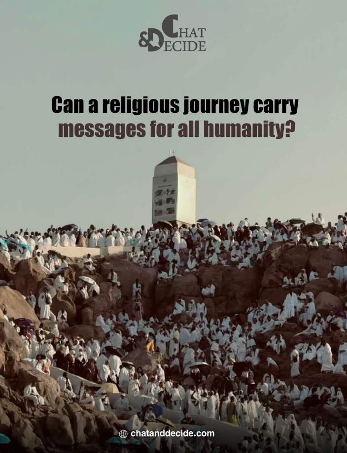 Can a religious journey carry messages for all humanity?